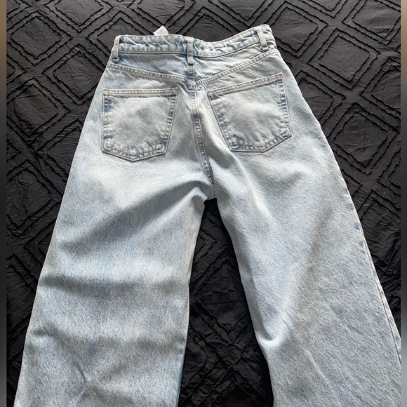 Zara wide leg jean pants - Picture 6 of 12